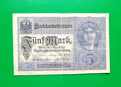 5 mark Germany 1917 - Image 1 of 2