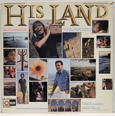 "His Land Cliff Richard & Cliff Barrows" Ralph Carmichael Light Records LS 5532 Foto 1 de 4