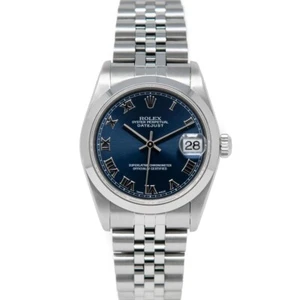 Rolex Women's Datejust 31 Stainless Steel 78240 Blue Roman, Jubilee - Pre-owned - Picture 1 of 9