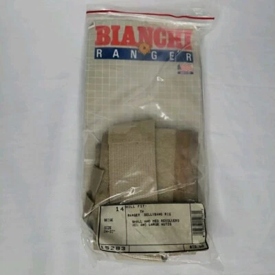 BIANCHI RANGER #15283 Beige Belly Band Rig Size 24-32" Sm/Med Rev Med/Lrg Auto - Image 1 of 4