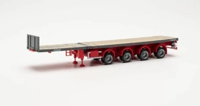 HERPA - TELETRAILER Pianale a 4 assi grigio ferro - 1/87 - HER076203-008 - Immagine 1 di 1