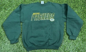 VTG 90's Champion Green Bay Packers NFL Crew Neck Sweatshirt Youth Kids SZ L - Picture 1 of 7