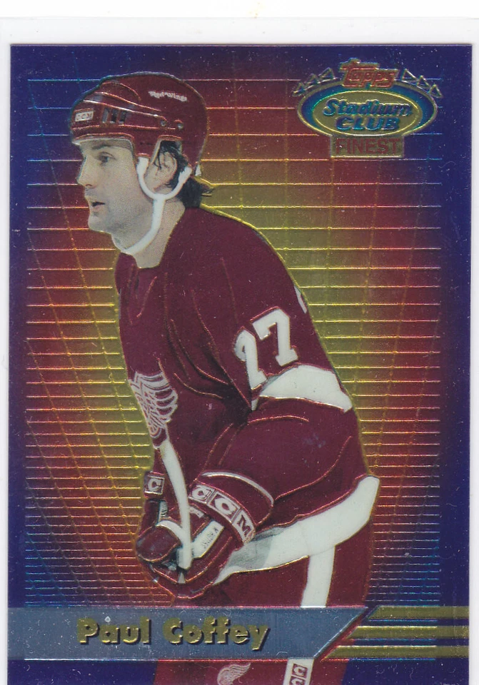 Paul Coffey 1993-94 Topps Stadium Club Finest #4 Detroit Red Wings - Image 1 of 1
