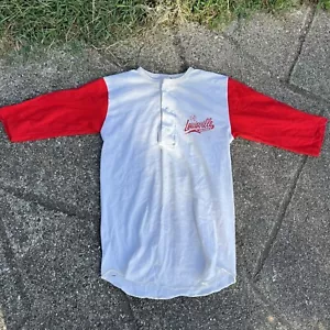 1980s Vintage Louisville Cardinals Baseball Shirt - Picture 1 of 6