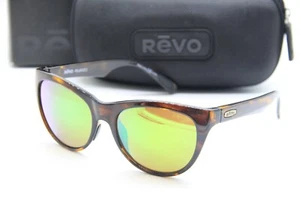 NEW REVO RE 1037 02 BARCLAY POLARIZED HAVANA AUTHENTIC SUNGLASSES W/CASE 54-17 - Picture 1 of 3