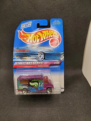 Hot Wheels #951 1999 ambulancia serie de arte callejero #3/4 MF púrpura 5 SP Foto 1 de 3