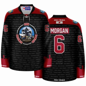 Dark Passenger/Defender Dexter Morgan Hockey Jersey - Picture 1 of 16