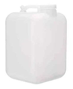 Notfall 5 Gallonen Wasserspeicher weiß Behälter Träger Kanne Camping Tornado NEU - Bild 1 von 2