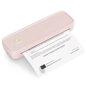 Munbyn ITP04 Portable Thermal Printer with Paper Bluetooth Wireless - Pink - Picture 1 of 6