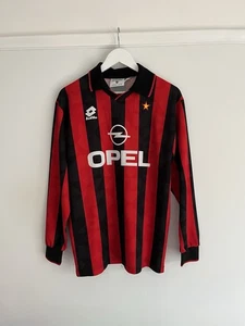 AC Milan 1994/95 Home Football Shirt Long Sleeve Men’s L - Picture 1 of 10