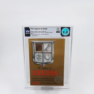 The Legend of Zelda NES (CIB) - Wata Graded 9.0 - Cassette Manual - FIRST PRINT! - Image 1 of 3