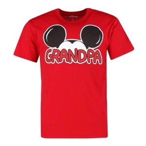 Jerry Leigh Men's Big and Tall Mickey Mouse Grandpa Family T-Shirt - Picture 1 of 4