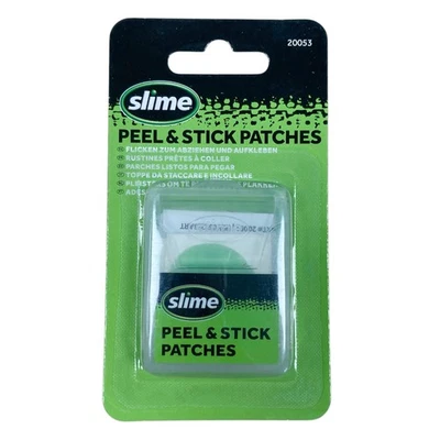 Slime Glueless Patches Skabs Bike Innertube Puncture Repair Patch Self Adhesive - Image 1 of 4