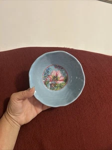 Pier 1 Exclusive Melamine Tropical Hummingbird Floral Soup Salad Bowl - Picture 1 of 8
