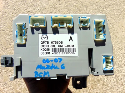 06-07 Módulo de control de carrocería Mazda 6 BCM GP7B 67560B OEM Foto 1 de 4