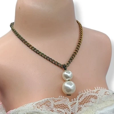 Винтажное ожерелье 1960-х с жемчугом Madame Alexander для куклы Cissy 21 дюйм ювелирные изделия Revlon - Изображение 1 из 4