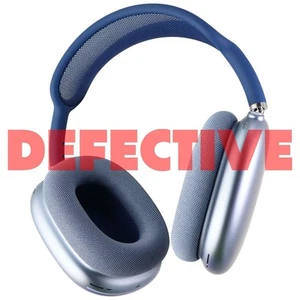 Défectueux Apple AirPods Max Sur L'Oreille sans Fil Casque - Bleu Ciel - Photo 1 sur 4