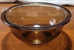 PYREX 322 Ciotola di miscelazione nidificazione vintage marrone ambra 7" Corning Ware - Foto 1 di 16