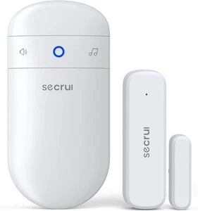 SECRUI Door Chime, Open Sensor Chime for 1 Receiver+1 Sensor, WHITE - Picture 1 of 8