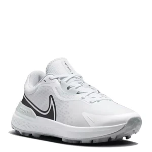 Men's Nike, Infinity Pro 2 Golf Shoe - Wide Width DM8449-101 White/Black FABRIC - Picture 1 of 7