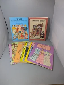 10 Papierpuppenbücher Konvolut ungeschnitten, Tom Tierney, Dover etc. - Bild 1 von 5