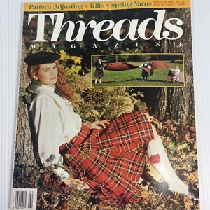 Threads Magazine February 1991 Sewing Crafts - Imagen 1 de 3