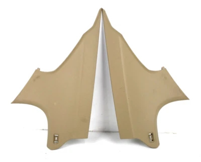 09-11 BMW 328i xDrive Juego de paneles de ajuste de cubierta de pilar C trasero izquierdo y derecho beige OEM Foto 1 de 4