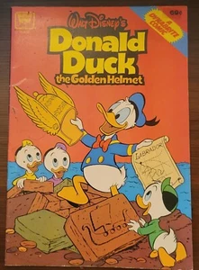 El casco dorado"" 1978 dinabrita de Whitman cómics del pato Donald de Walt Disney en muy buen estado - Imagen 1 de 6