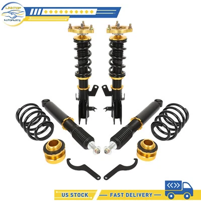 Coilover Struts For 2012-2015 Honda Civic Adj Height Suspension Springs Kits Foto 1 de 4