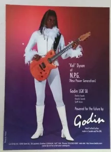 NUEVA GENERACIÓN DE ENERGÍA Kat Dyson GODIN N.P.G. ~ Anuncio impreso de revista vintage - Imagen 1 de 1