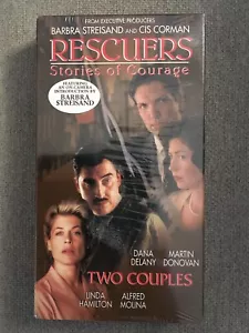Rescuers: Stories of Courage - Two Couples - Barbara Streisand Intro SEALED VHS - Picture 1 of 3