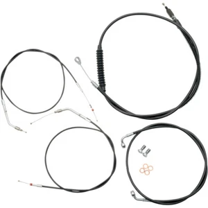 LA Choppers Standard Vinyl Braided Handlebar Cable/Brake Line Kit LA-8310KT-16B - Picture 1 of 1
