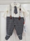 Baby Boys Spanish Outfit 0 3 Mths Designer Bello Joy Baby Gift New Very Cute 
