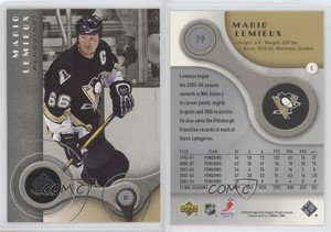 2005-06 SP Game Used Edition Mario Lemieux #79 HOF