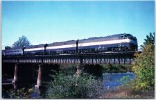 VINTAGE POSTCARD A TRIO OF NJ TRANSIT E8s PULL A "QUEEN OF THE VALLEY" ALLENTOWN