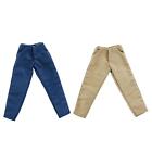 1/12 Scale Casual Pants Male Figure Pants Costume for 6inch