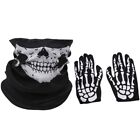Halloween  Scary Skull Chin  Skeleton Ghost Gloves for Performances,7555