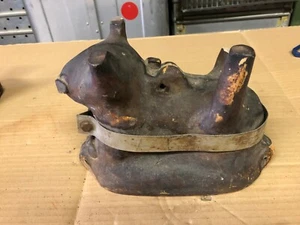 Antike Backform Lamm Osterlamm B 24 cm emaillierte Keramik - Bild 1 von 1