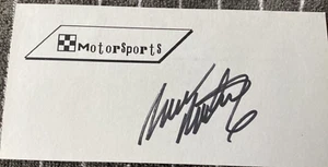 MARK MARTIN Personally Autographed Signed NASCAR Card RACING FreeShip - Picture 1 of 2