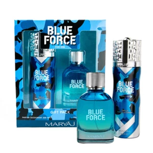 Set de Regalo Perfume Blue Force para Hombre (Aerosol EDP 100ml + Spray Corporal 200ml) - Imagen 1 de 3