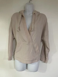 Ocean Drive Hoodie gerippt Frottee Baumwolle Größe S beige Farbe B4 - Bild 1 von 6