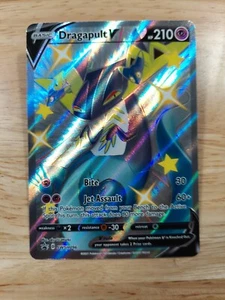 Dragapult V GLÄNZEND SWSH096 NM Full Art Promo seltene Pokémon-Karte - Bild 1 von 2