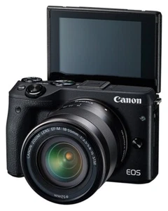CANON EOS M3 Mirrorless APS-C Camera Kit with Zoom Lens & Compact Prime Lens - Picture 1 of 2