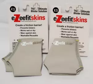 EZEEFIT SKINS SPORT XSMALL ANCKLE BOOTIE NUDE BLISTER PROTECTION 2PAIRS - Picture 1 of 3