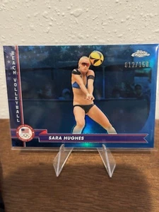 2024 Topps Chrome U.S. Olympic #154 Sara Hughes (RC) 12/150 - Picture 1 of 2