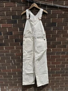Vintage 70s Big Mac Overalls Painters Bibs Canvas Square Bak Twill JC Penneys - Picture 1 of 15