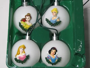 Gemmy Disney PRINCESS Color Change Ornament Light String Aurora Belle Cinderella - Picture 1 of 6