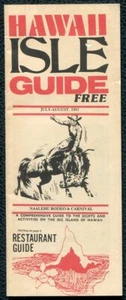 Luglio Agosto 1981 Hawaii Isle Guide Honolulu libretto di viaggio brochure - Foto 1 di 3