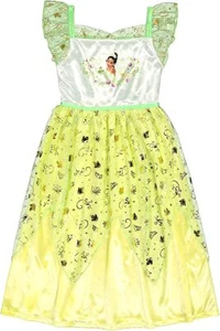 Disney Princess Tiana Fancy Deluxe Golden Foil Nightgown, Gown, Size 3T - Picture 1 of 1