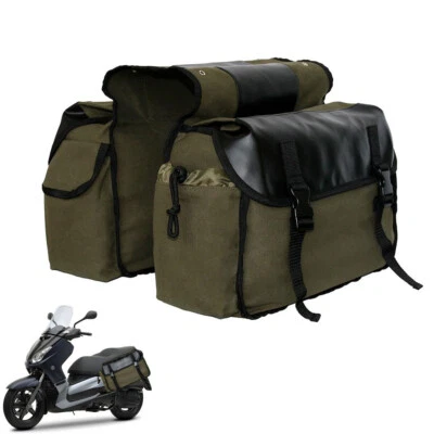 Motorcycle Panniers Side Saddle Bags Luggage Tools Storage Saddle Bag Waterproof - Image 1 of 4